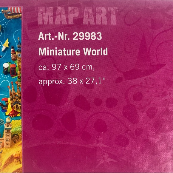 HEYE Miniature World 2000 Piece Puzzle and Poster Art No. 29983 - Picture 8 of 8